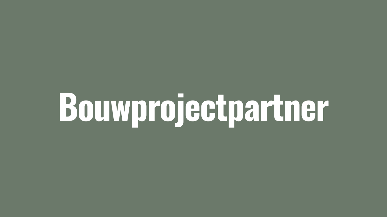 Bouwprojectpartner
