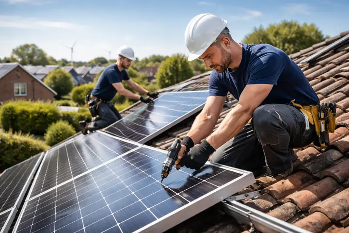 Zonnepanelen plaatsen