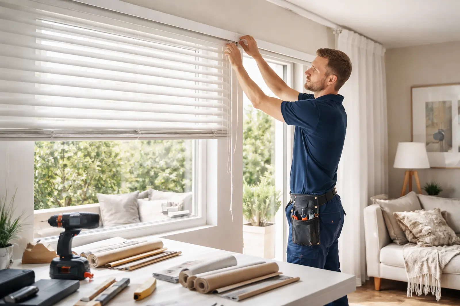 Binnenzonwering en raamdecoratie