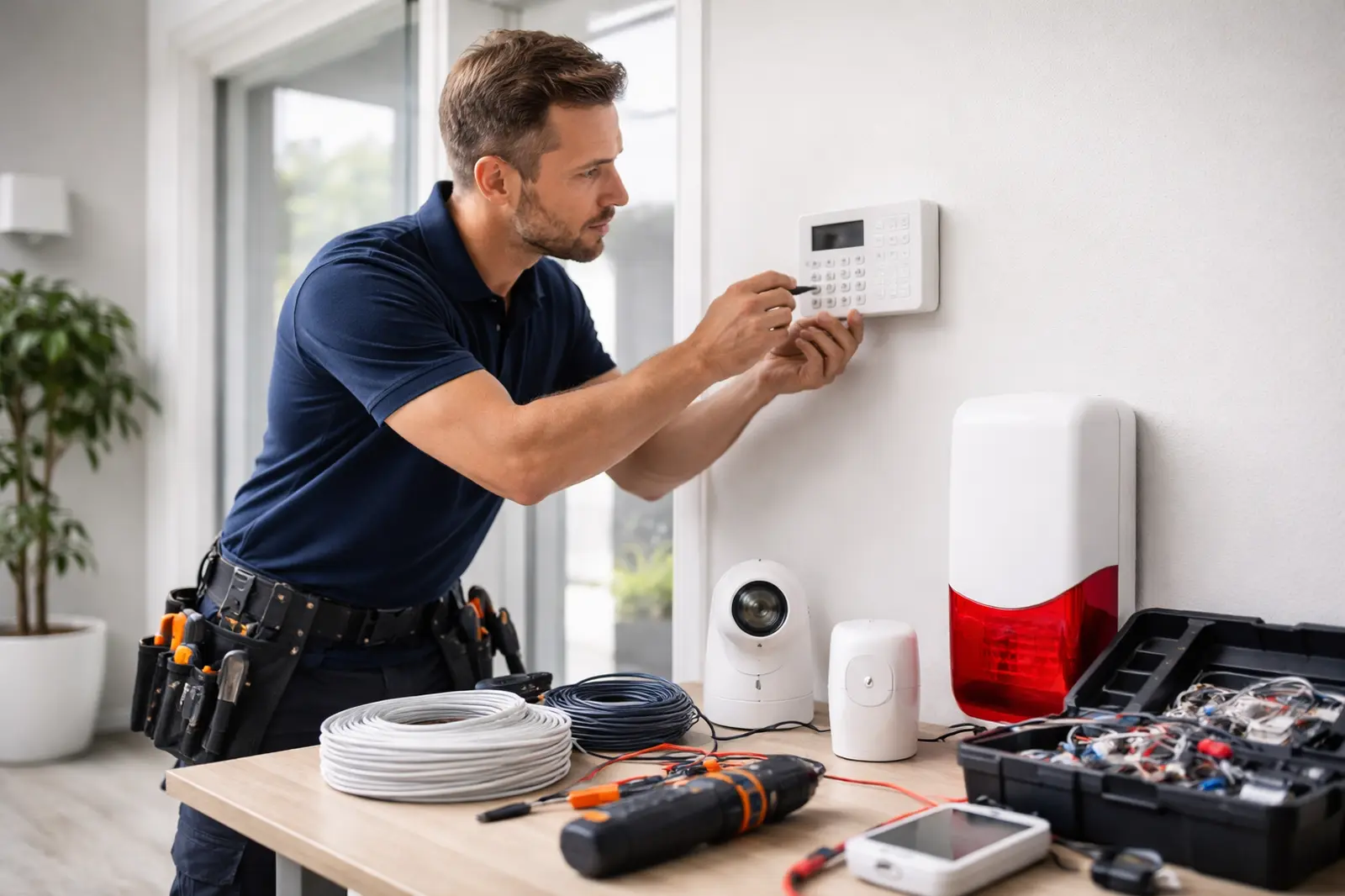 Installeren Hybride Alarmsysteem