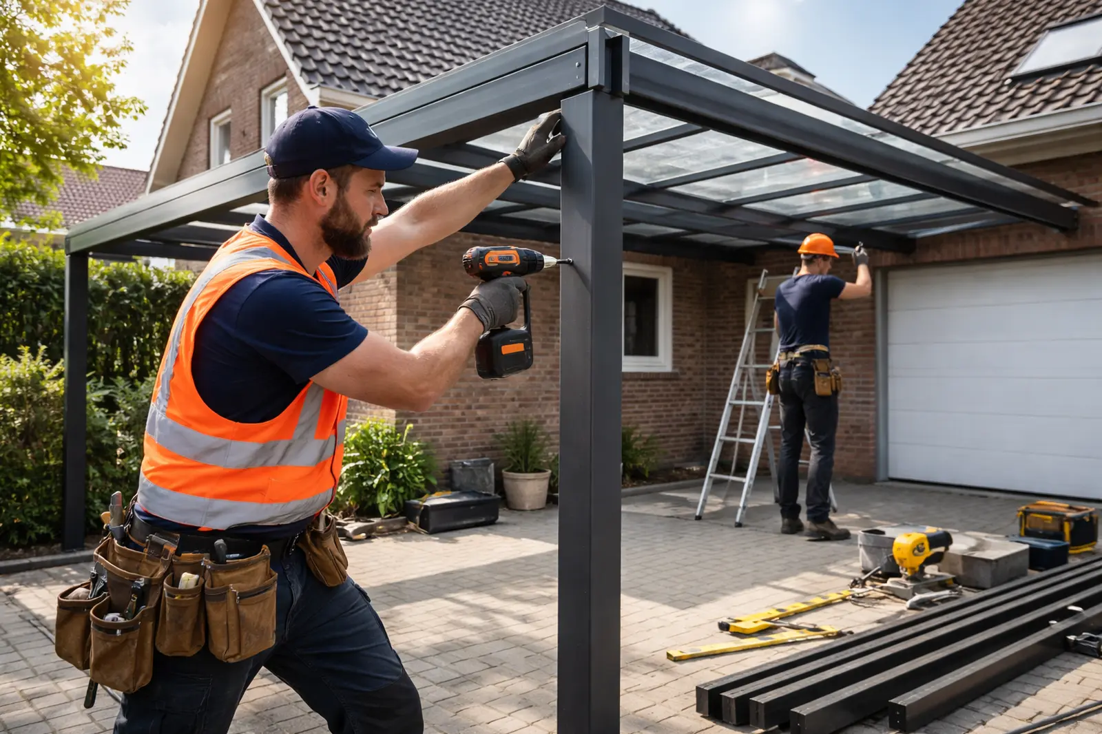 Stalen Carport Plaatsen