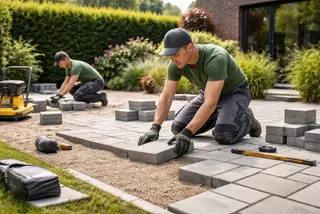 Betonbestrating Leggen