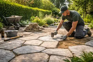 Flagstones Leggen