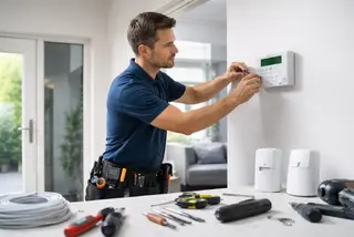 Installeren Bekabeld Basis Alarmsysteem
