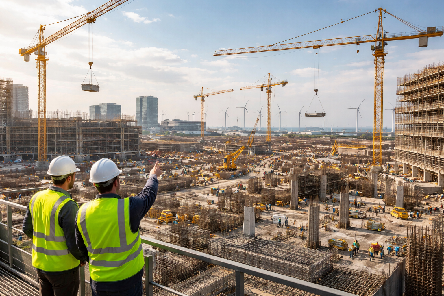 Bouwproductie verwacht gematigd te groeien richting 2029