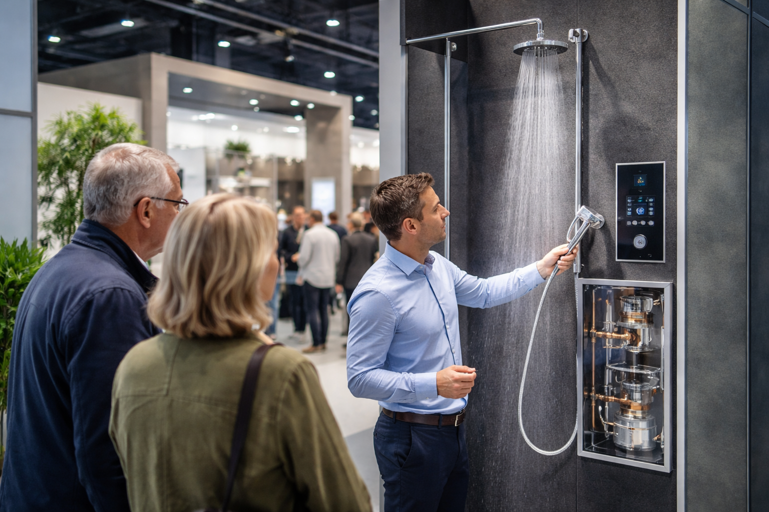 X2O toont op Beurs Eigen Huis douchetechnologie die direct warm water levert