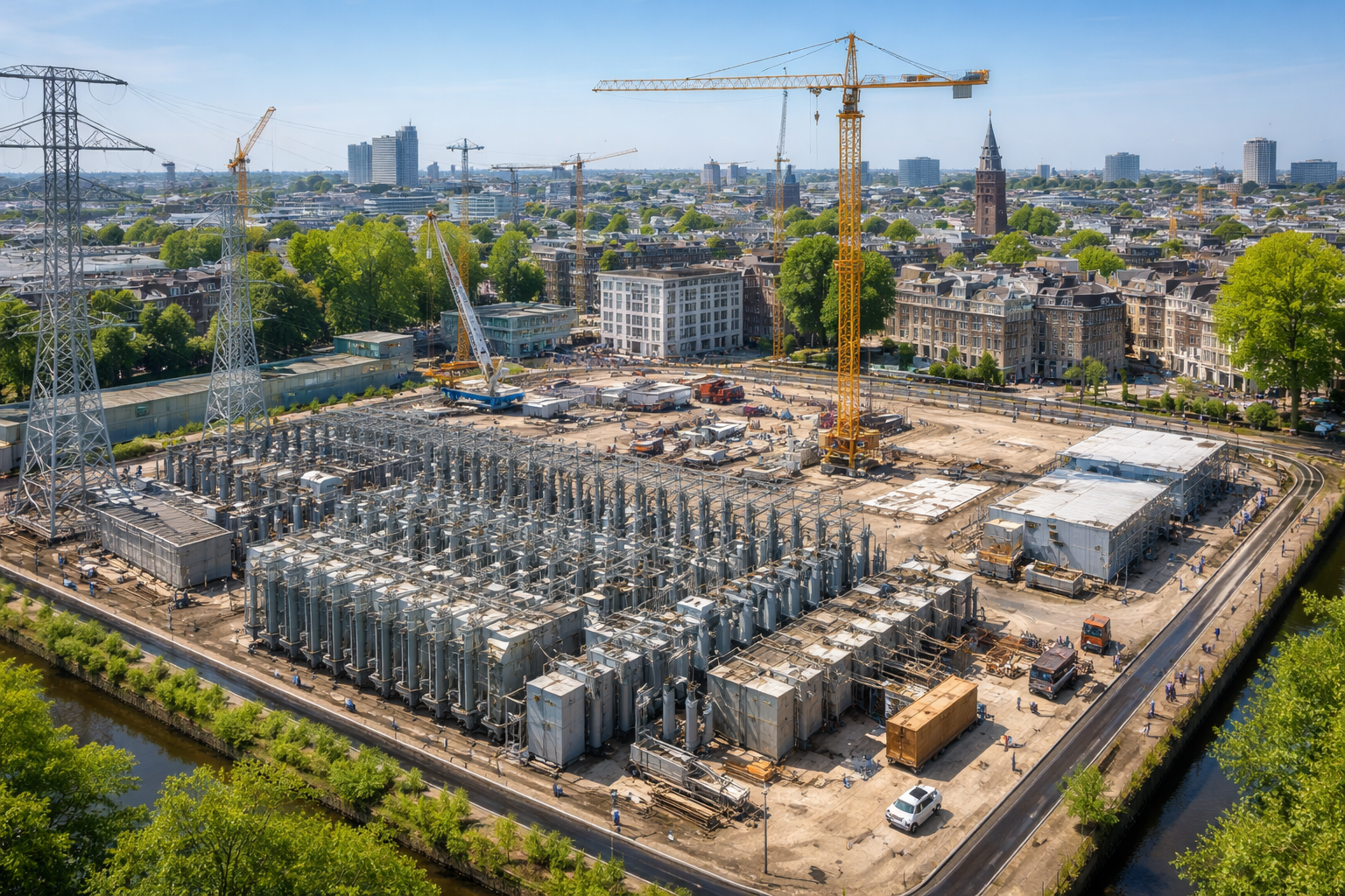 Vernieuwing stroomknooppunt Hoogte Kadijk moet elektriciteitsnet Amsterdam versterken