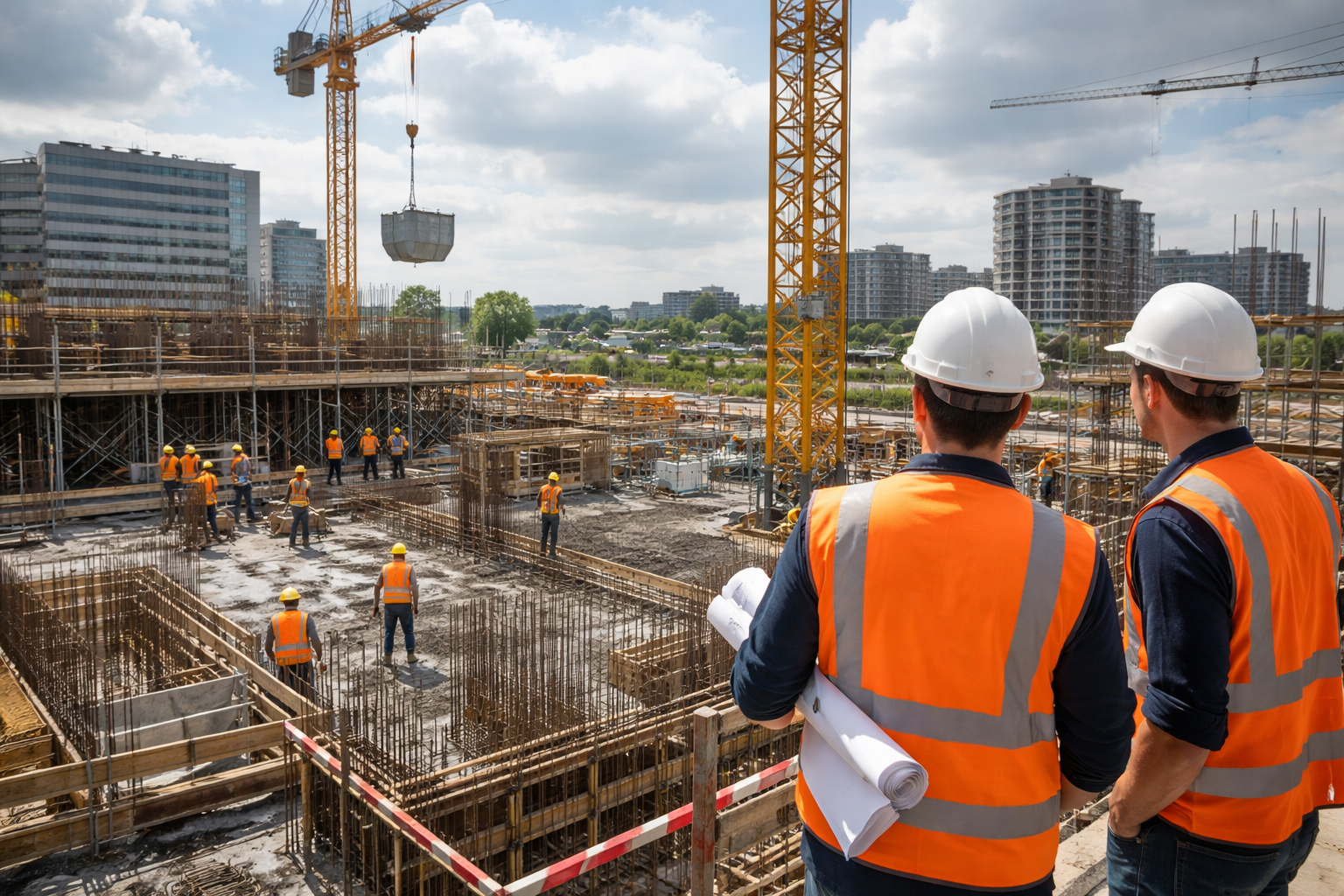 Bouwsector groeit licht door, maar vergunningen en personeel blijven knellen