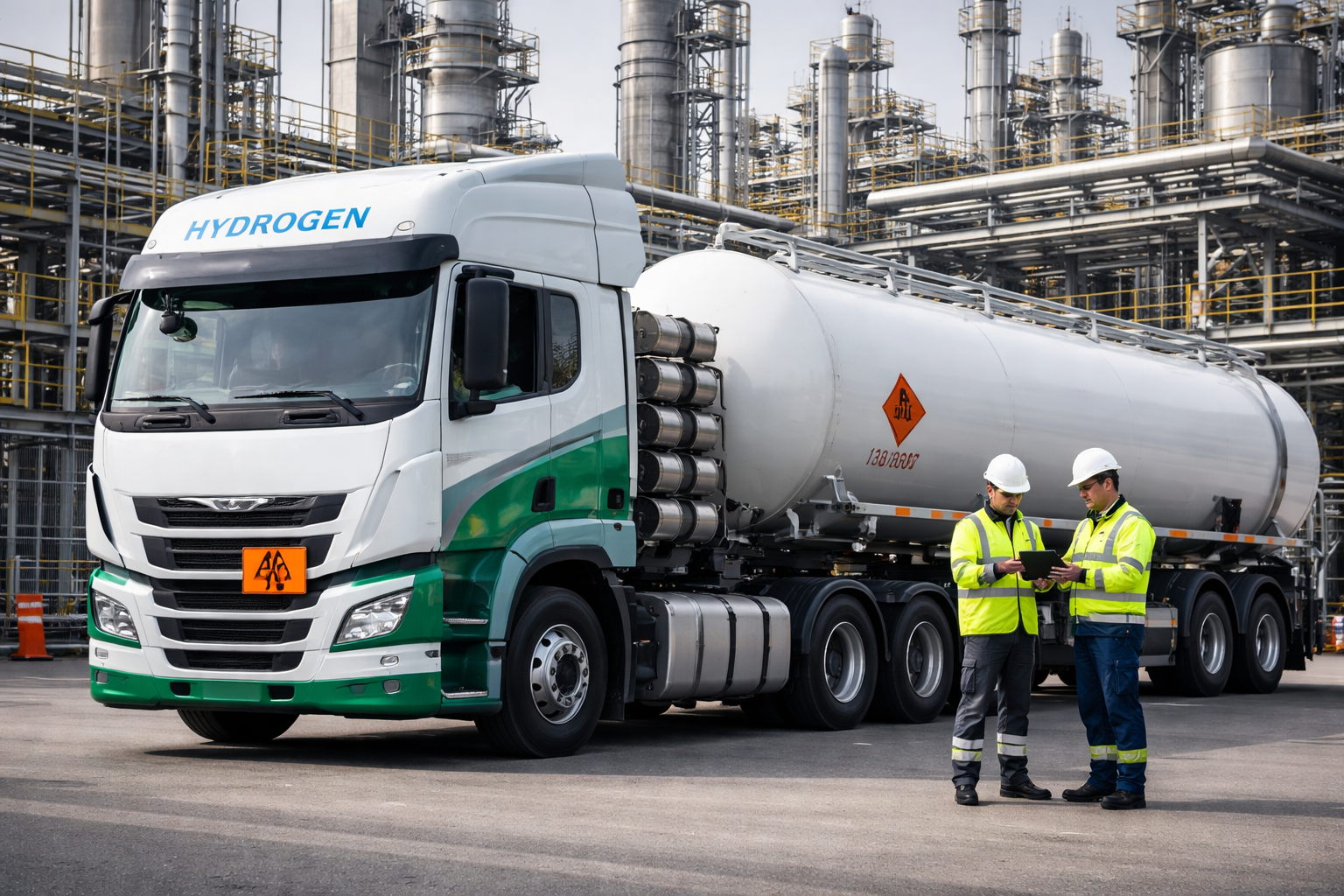 Nobian en VERVAEKE testen eerste ADR-waterstoftruck voor chemisch transport