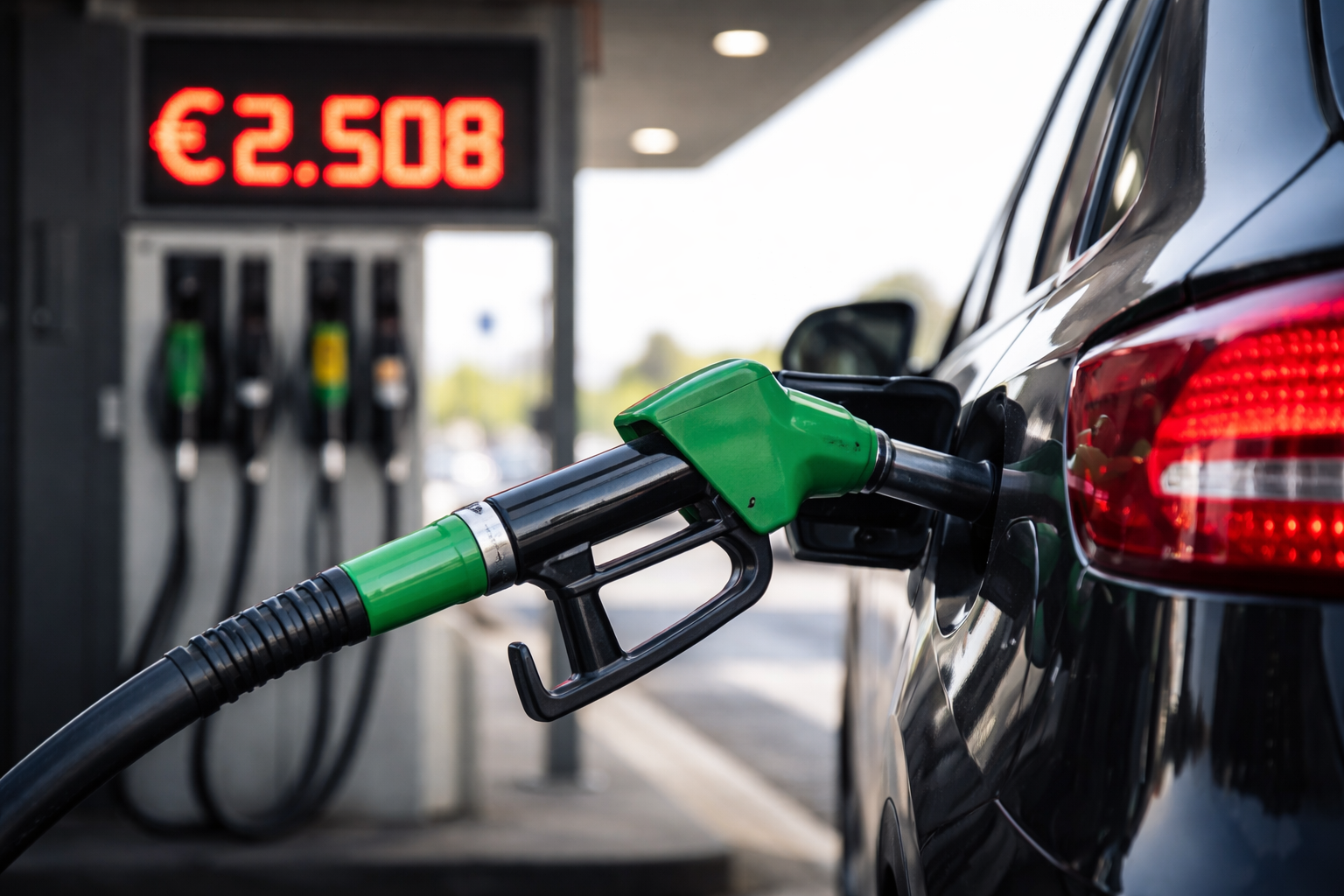Benzineprijs op hoogste stand ooit: € 2,508 per liter