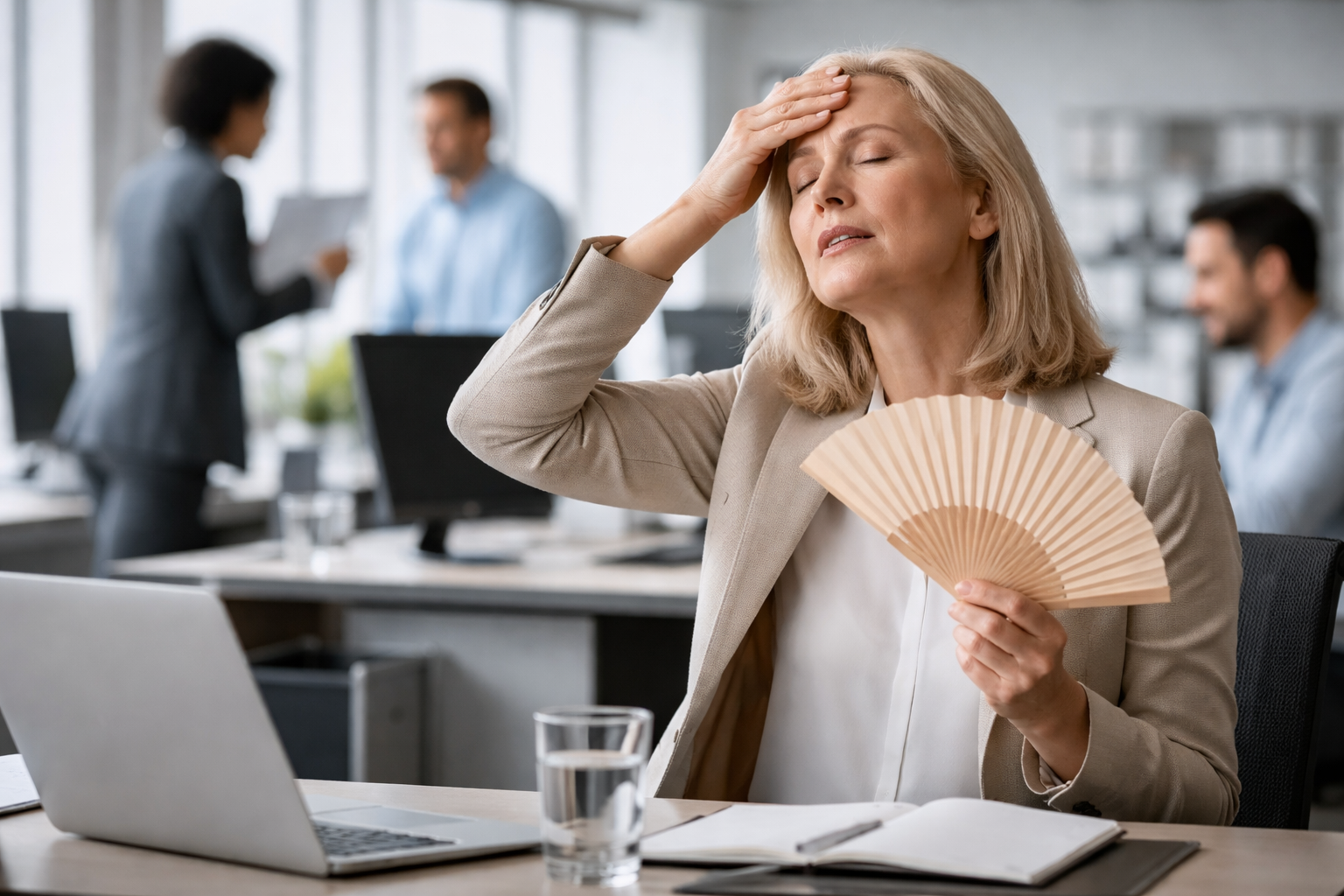 Overgangsklachten kunnen verzuim en productiviteitsverlies vergroten op de werkvloer