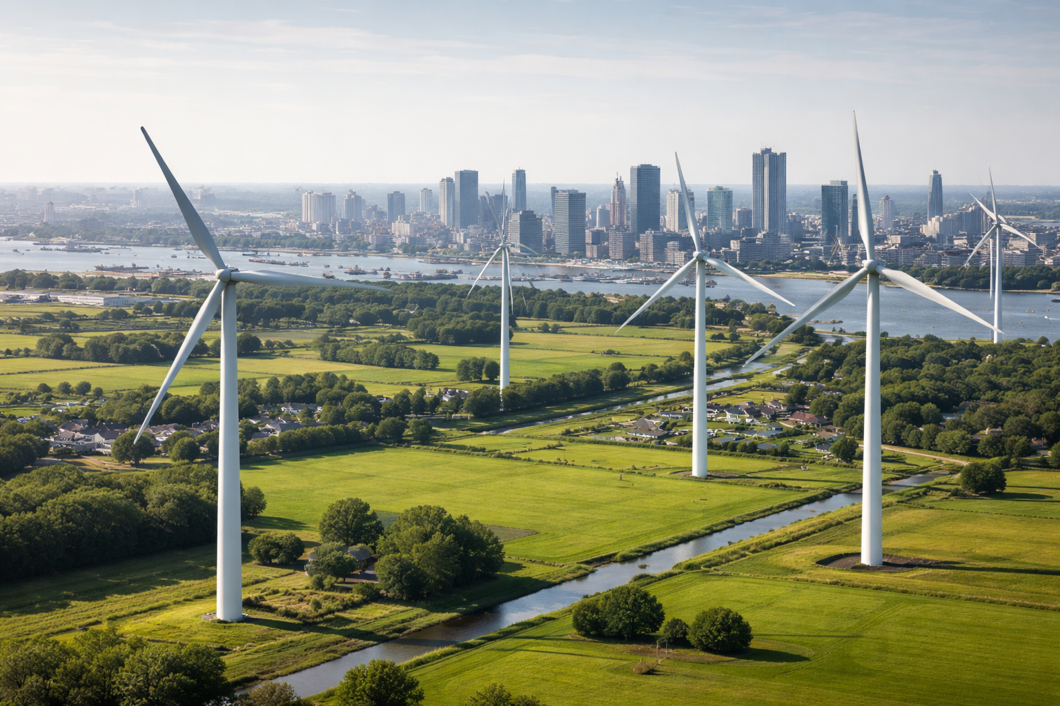Zuid-Holland vraagt input voor onderzoek naar windlocaties in RES-regio Rotterdam Den Haag