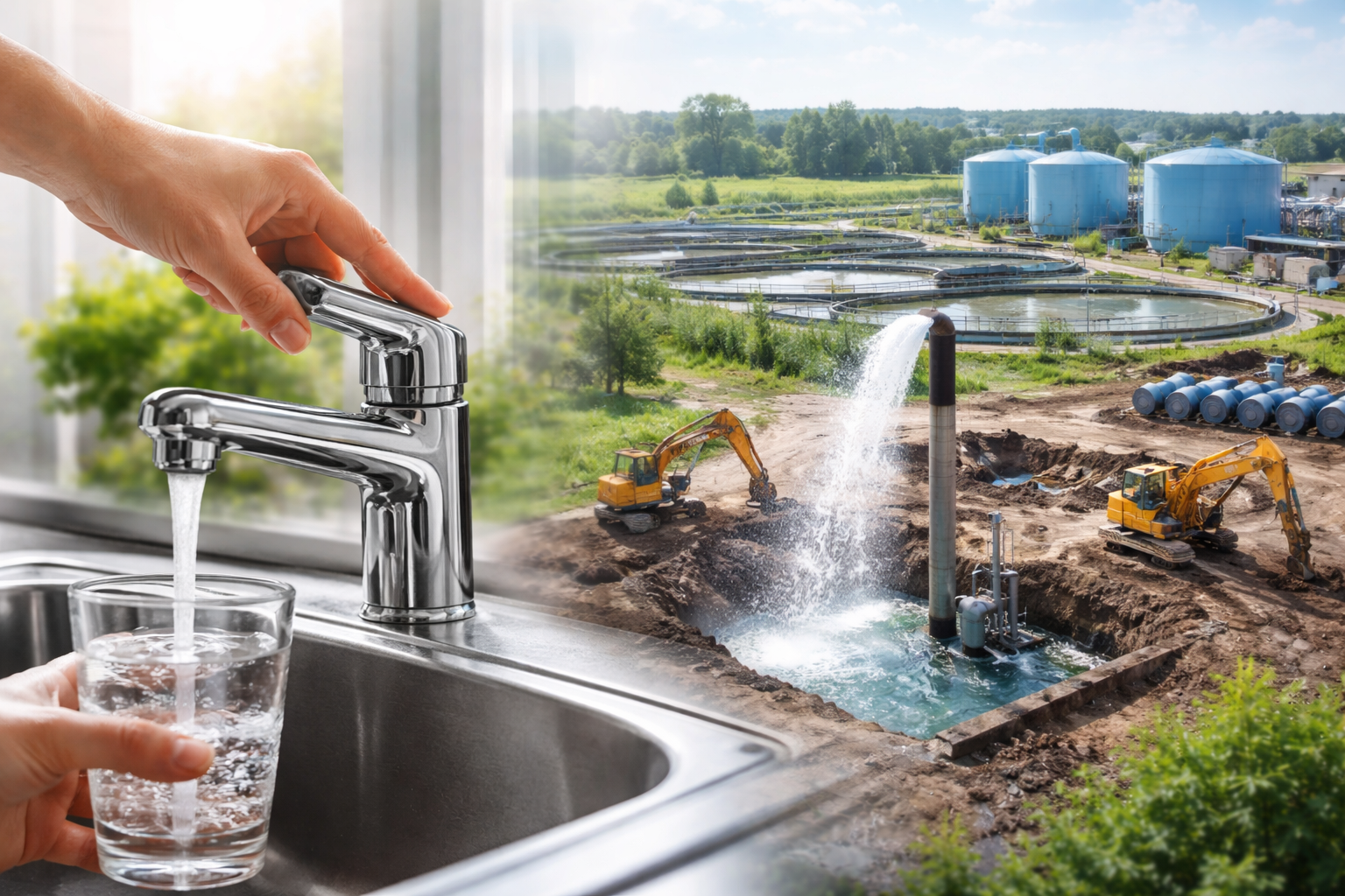 Drinkwater besparen is positief, maar extra bronnen en infrastructuur blijven nodig