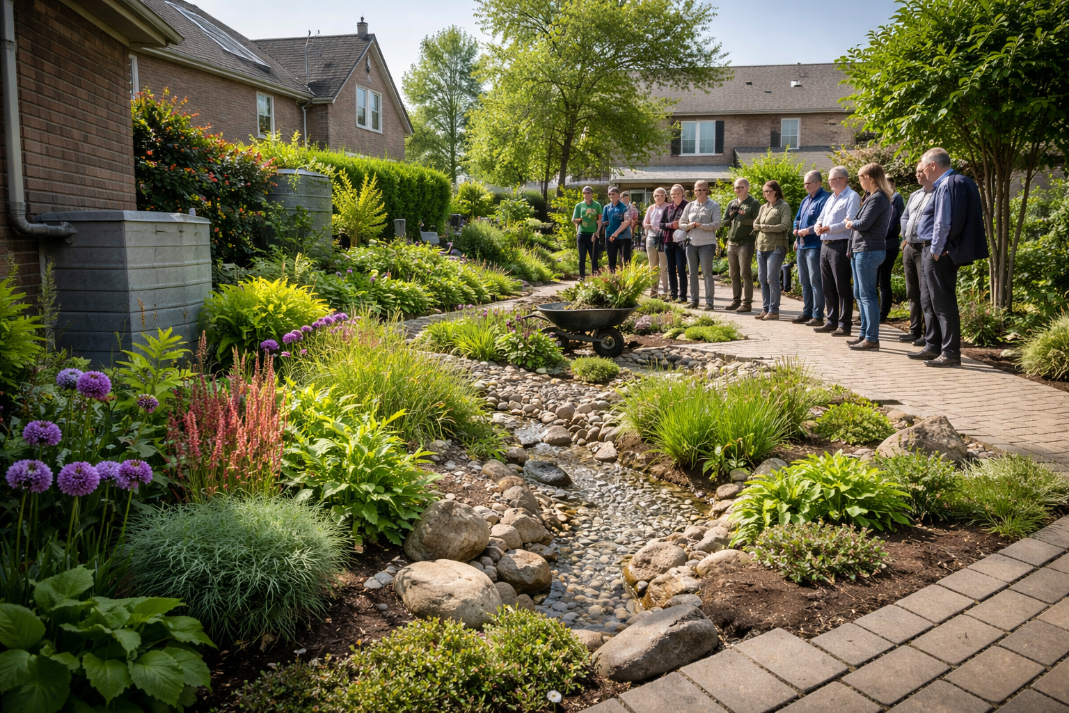 Doetinchem laat zien hoe een watervriendelijke tuin er in de praktijk uitziet