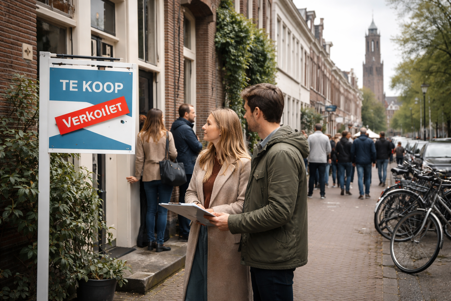 Utrechtse woningmarkt blijft krap: meer biedingen boven vraagprijs en groeiende behoefte aan hulp