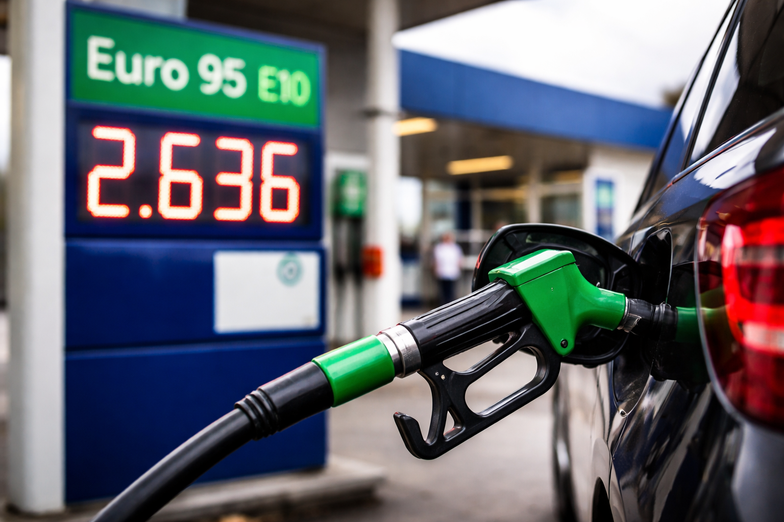 Adviesprijs Euro95 in Nederland op recordhoogte van € 2,636 per liter